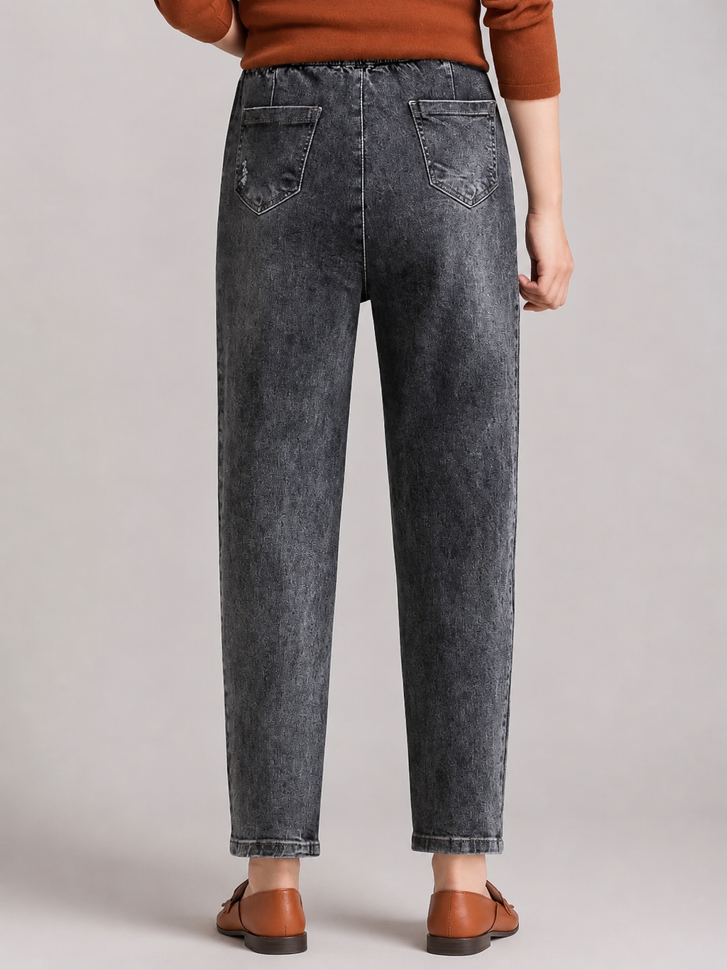 Lina Denim Striped Jeans