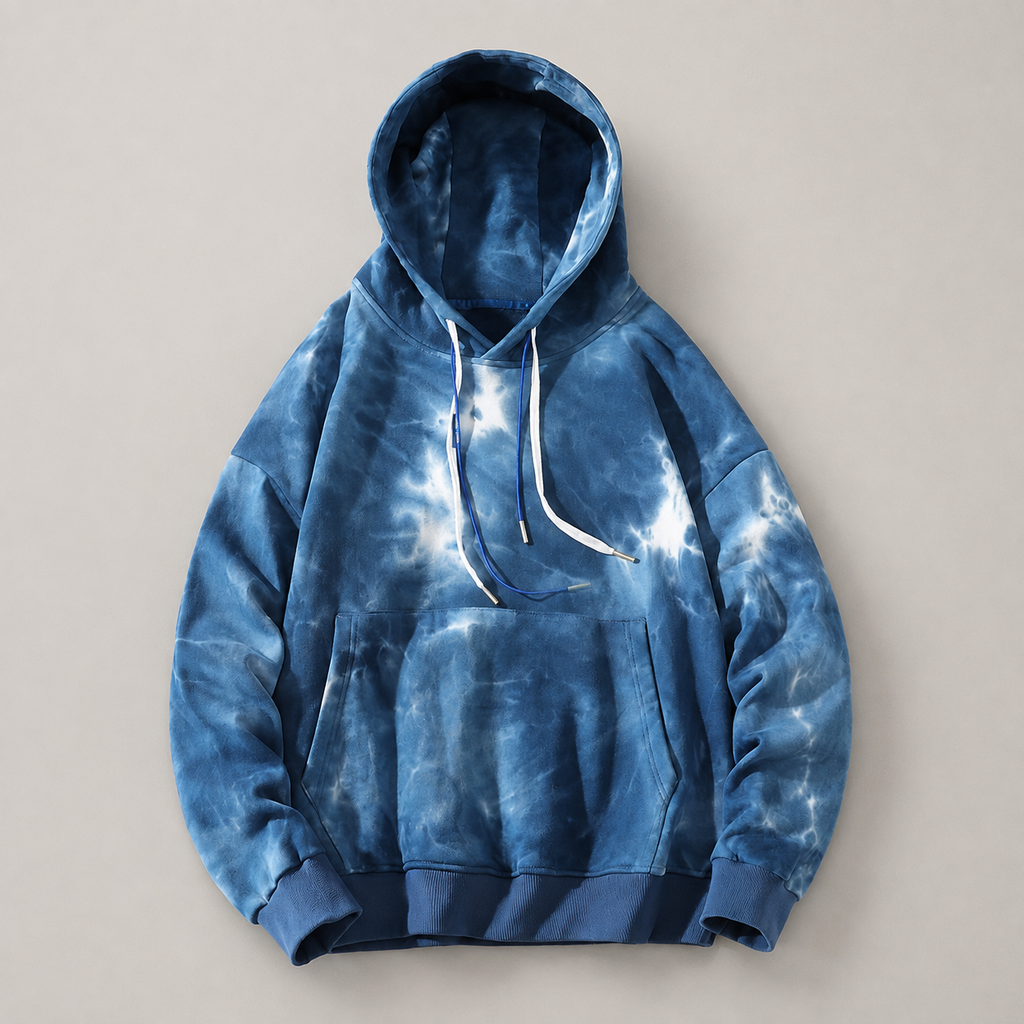 Logan Kangaroo Tie-Dye Pullover Hoodie