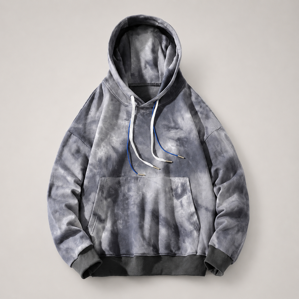 Logan Kangaroo Tie-Dye Pullover Hoodie