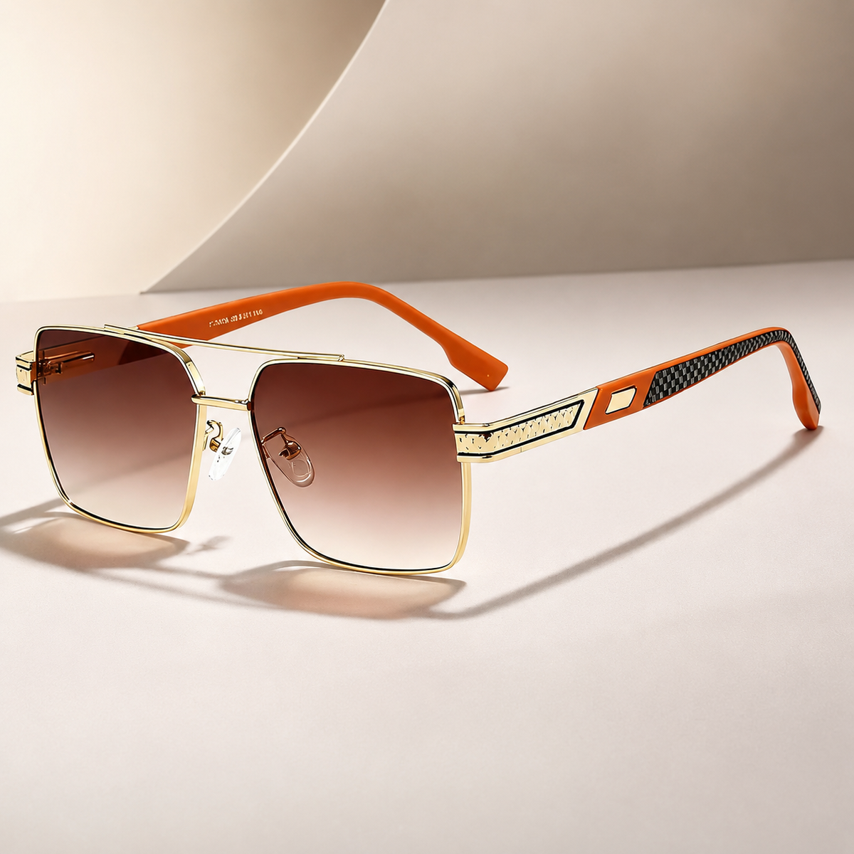 Logan Maverick Gradient UV400 Metal Sunglasses