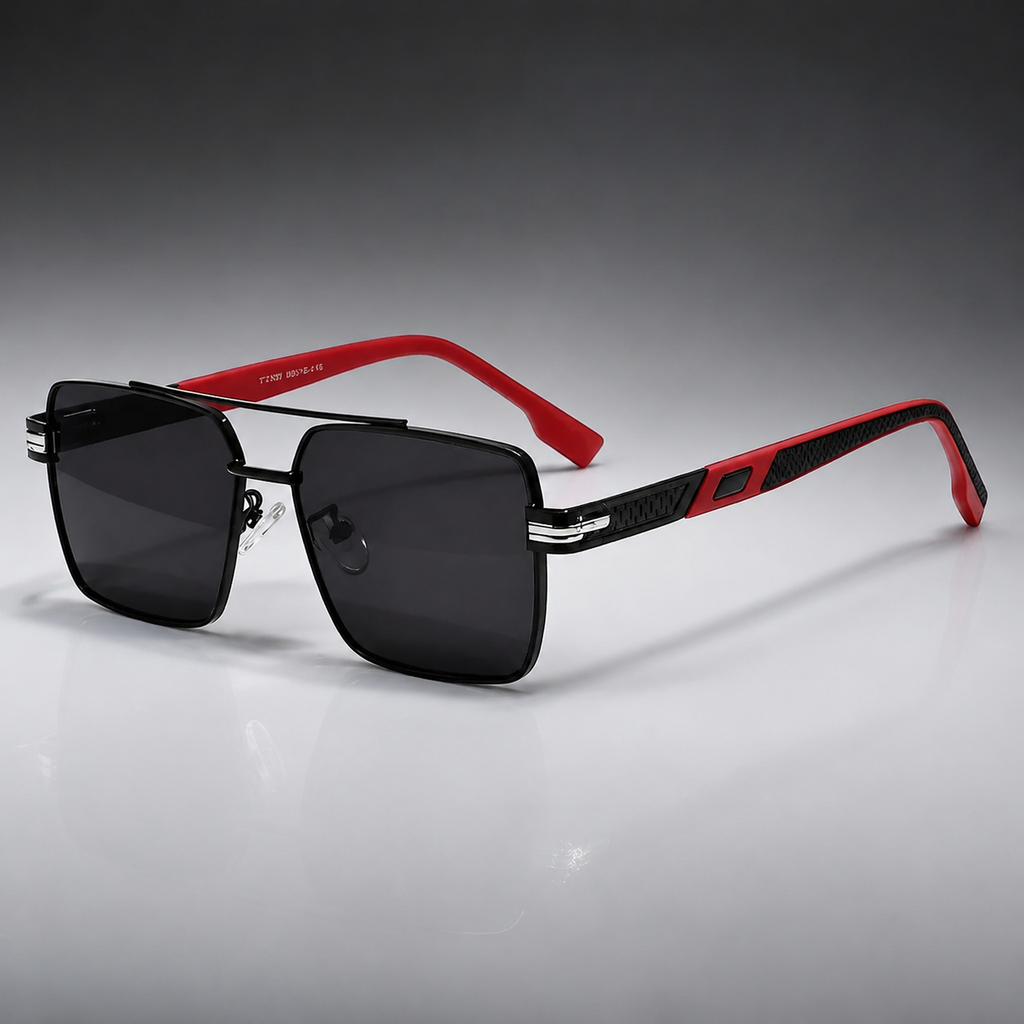 Logan Maverick Gradient UV400 Metal Sunglasses