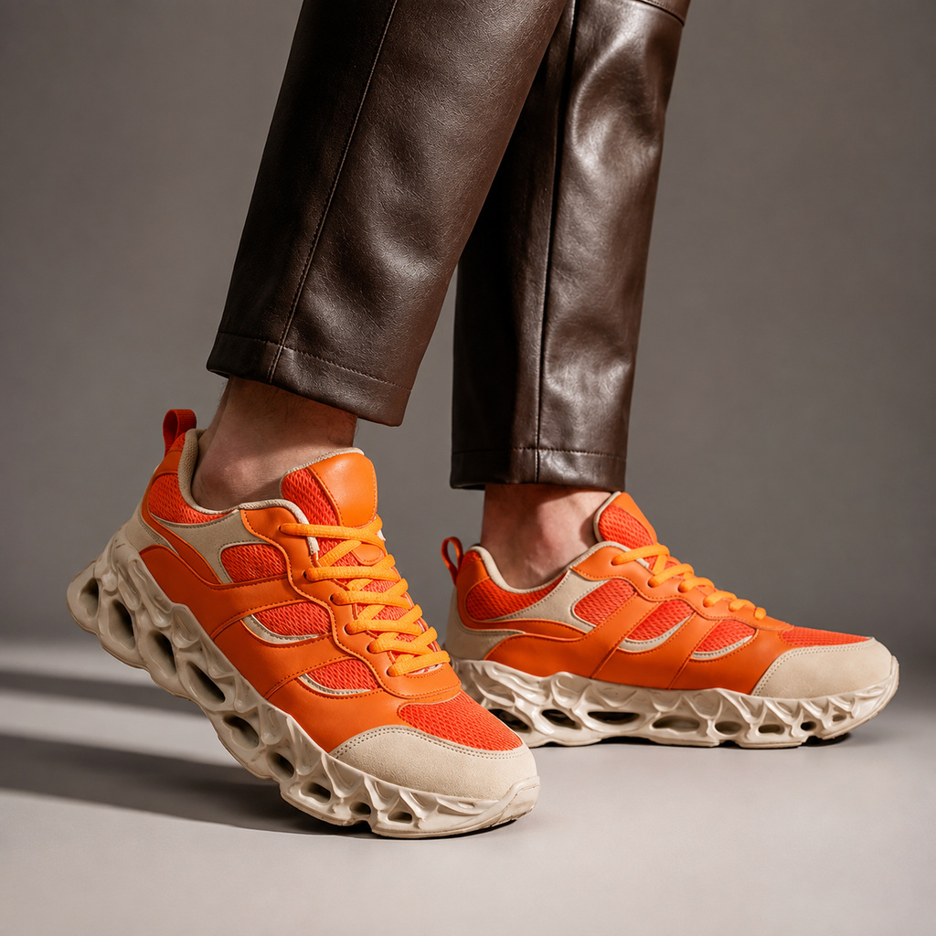 Lorenzo Mesh Low-Top Sneakers