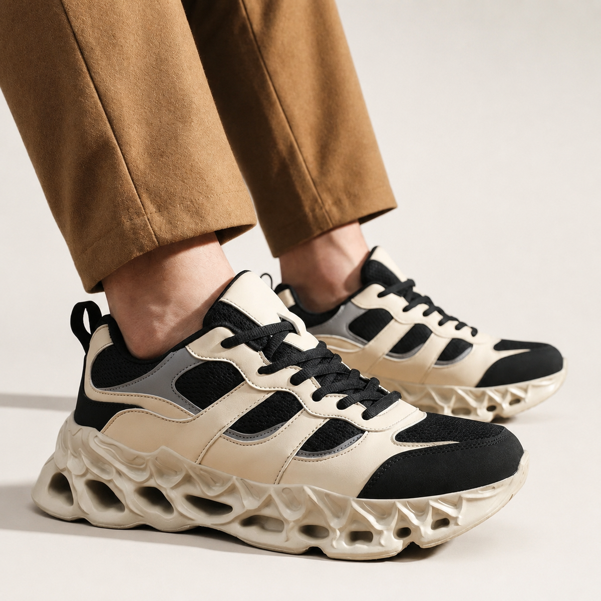 Lorenzo Mesh Low-Top Sneakers
