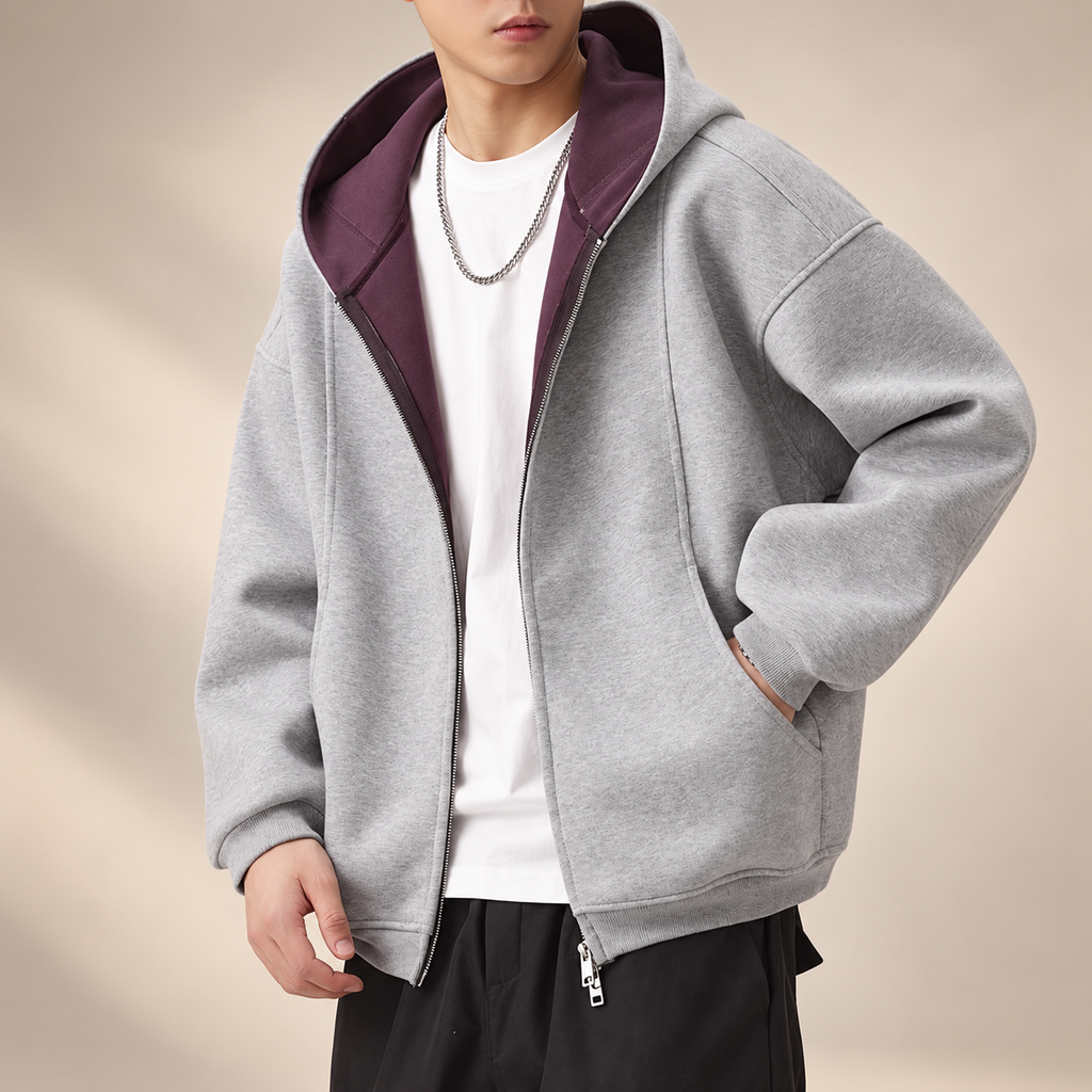 Lorenzo Men’s Relaxed-Fit Zip Hoodie