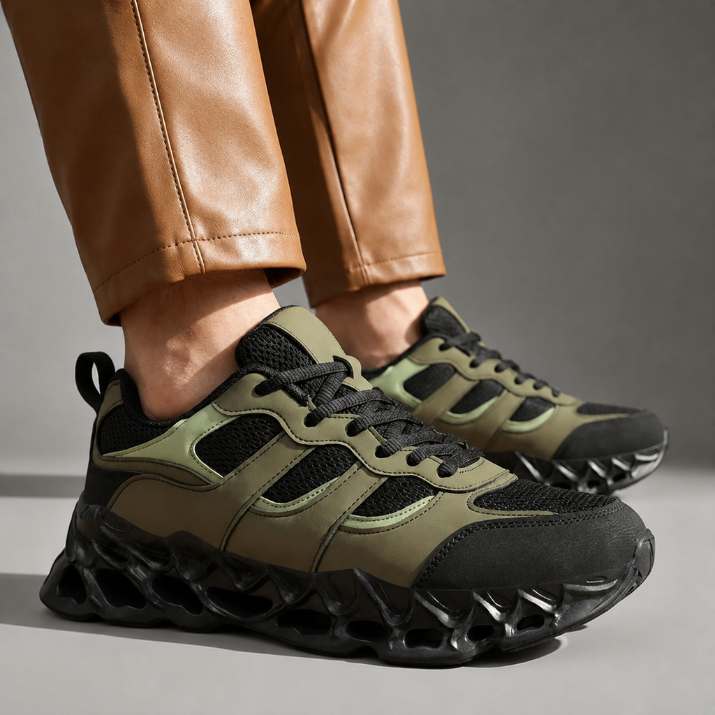 Lorenzo Mesh Low-Top Sneakers