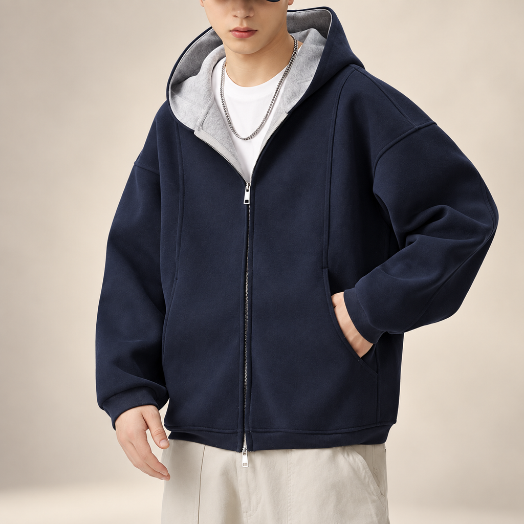 Lorenzo Men’s Relaxed-Fit Zip Hoodie
