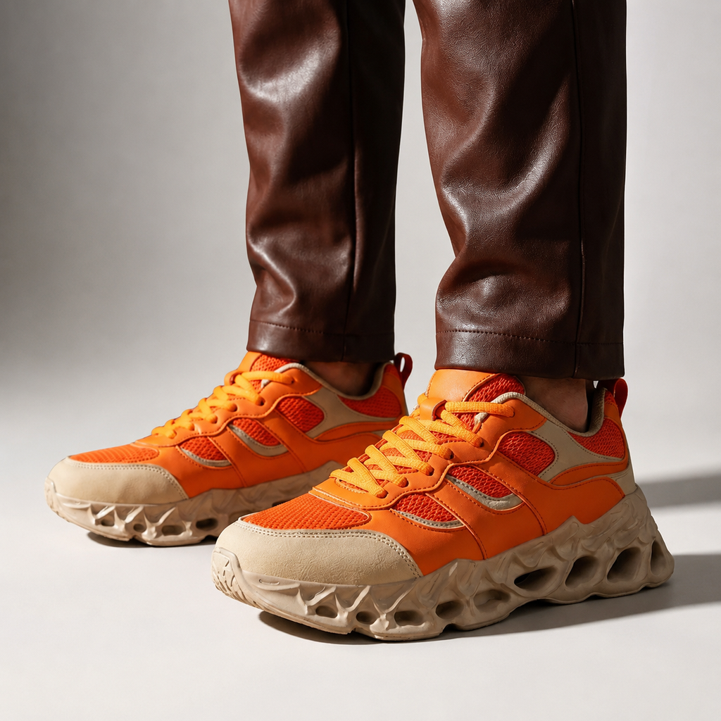 Lorenzo Mesh Low-Top Sneakers
