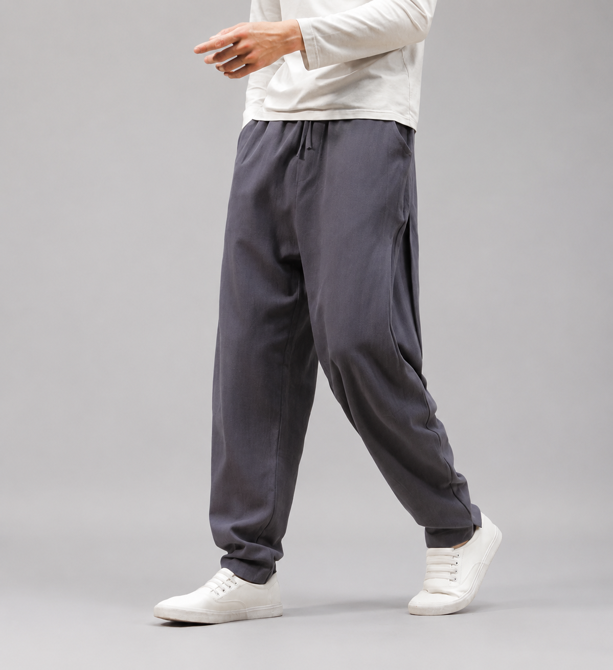Lorenzo Men’s Relaxed Tapered Casual Pants