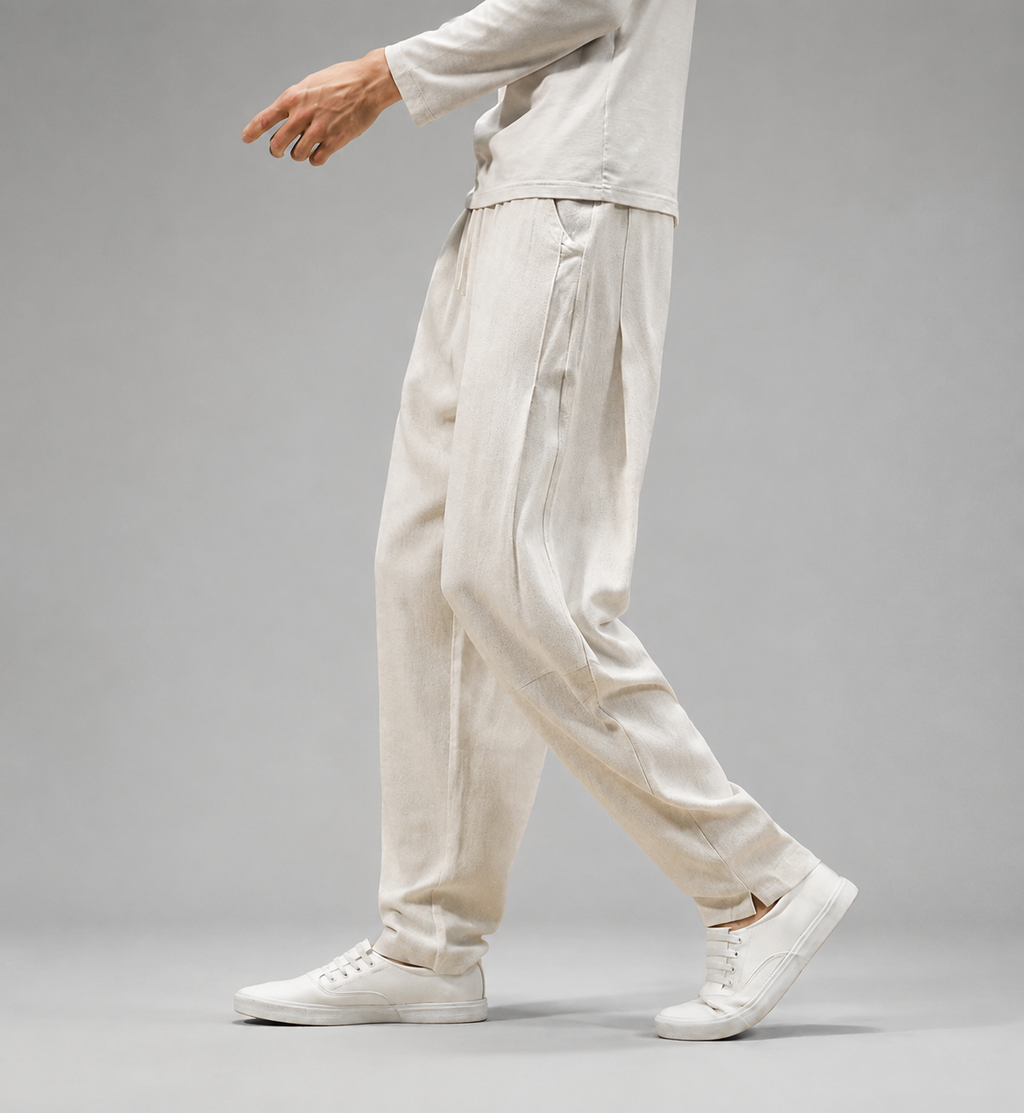 Lorenzo Men’s Relaxed Tapered Casual Pants
