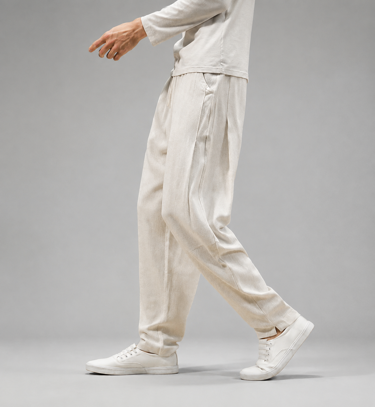Lorenzo Men’s Relaxed Tapered Casual Pants