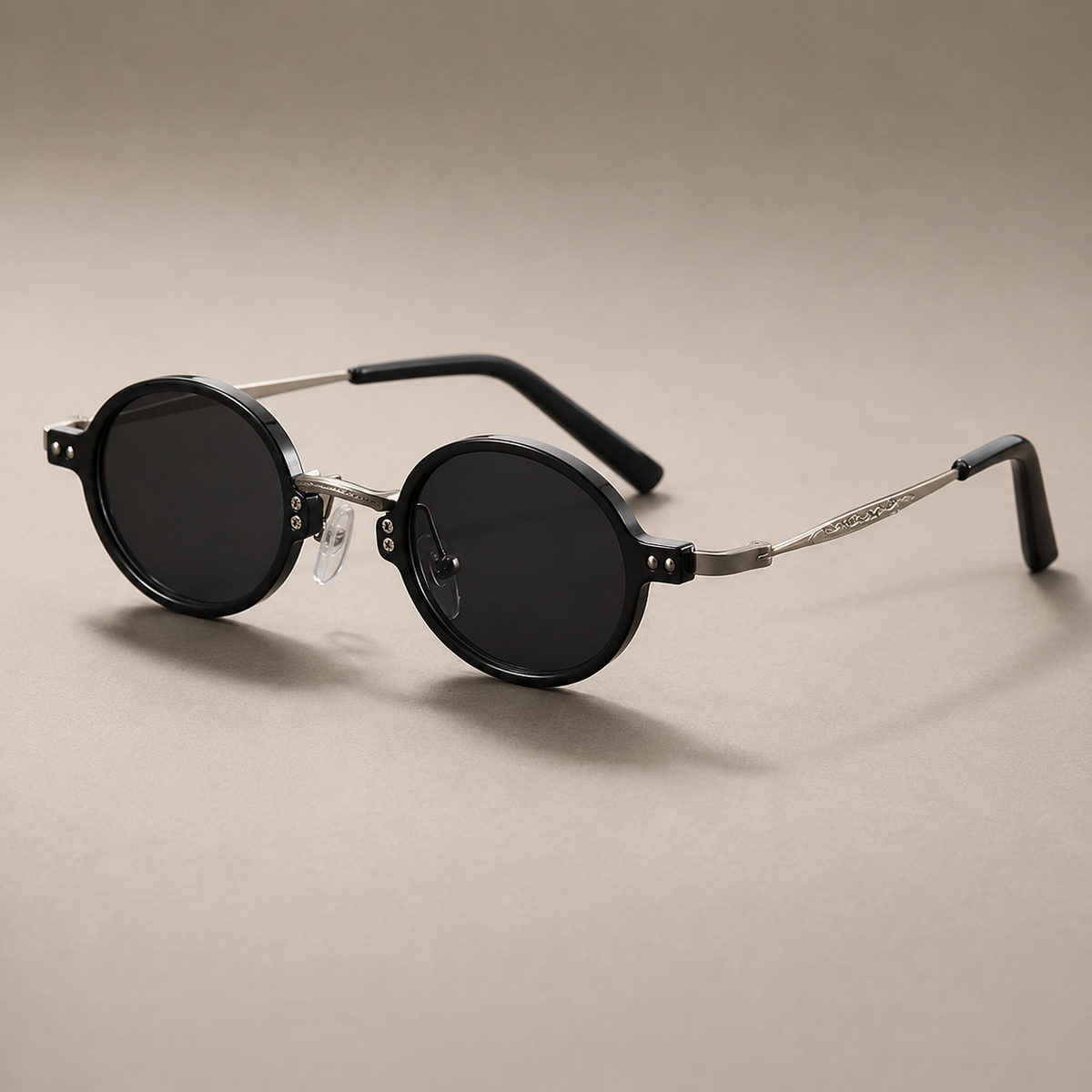 Lorenzo Retro Round Sunglasses