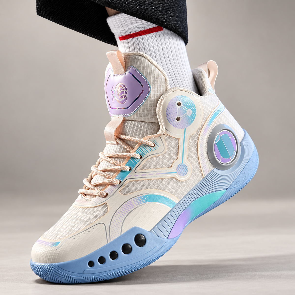 Lorenzo High-Top Athletic Cushioned Sneakers