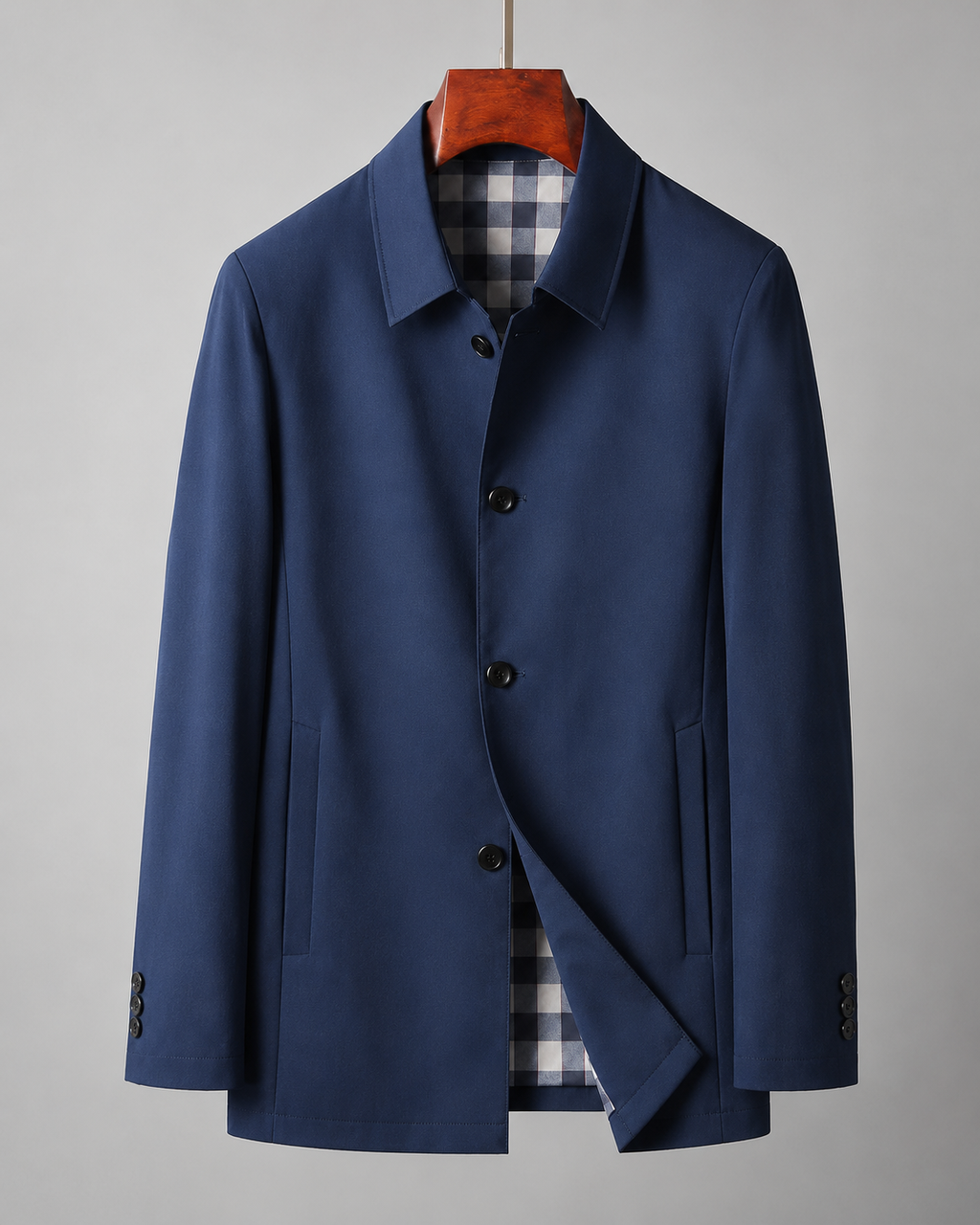 Luca Men's Casual Button Jacket – Lightweight Everyday Layer