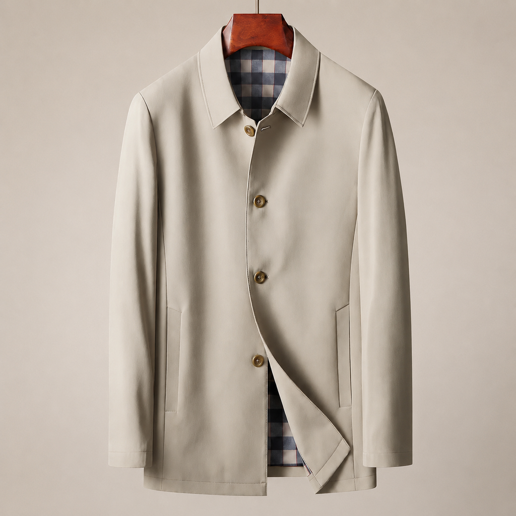 Luca Men's Casual Button Jacket – Lightweight Everyday Layer