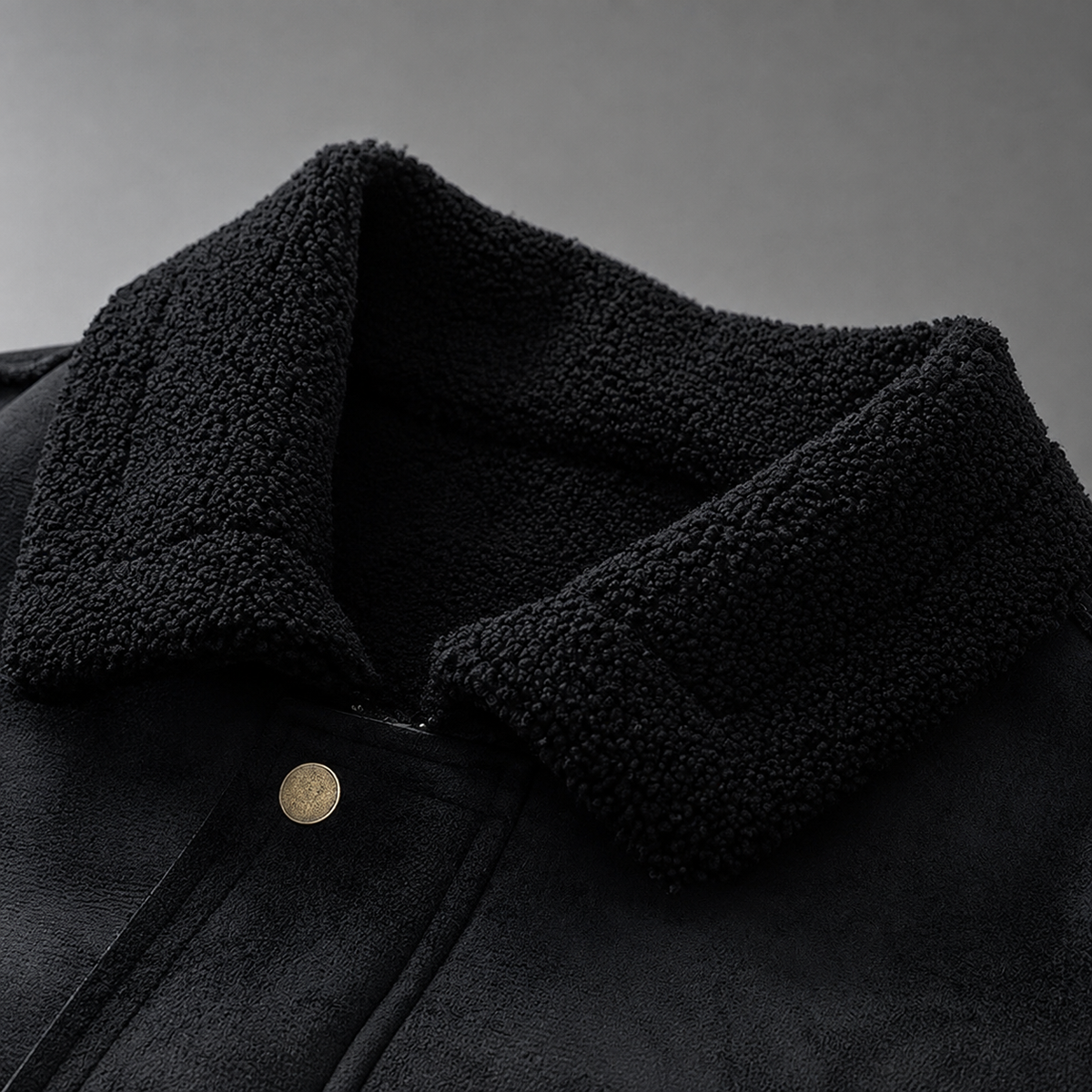 Luciano Men's Suede Shearling Jacket