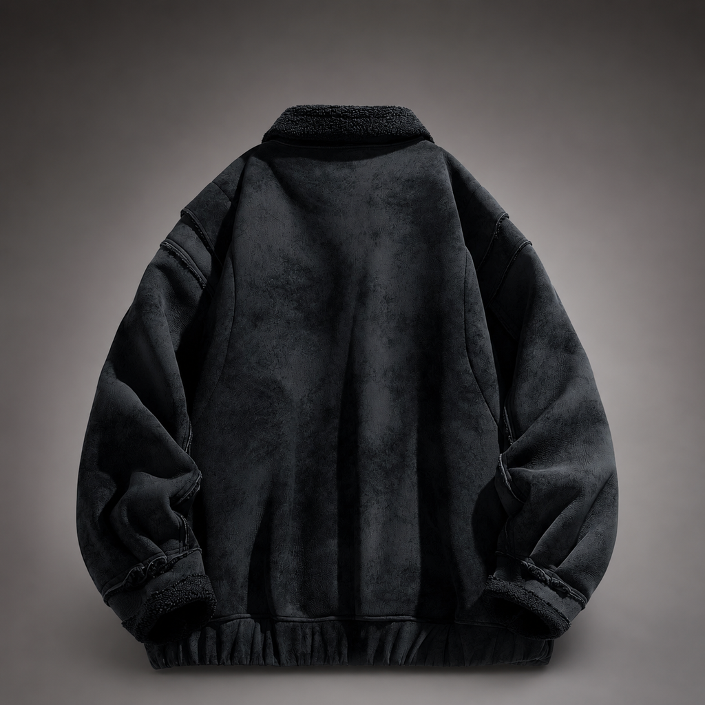 Luciano Men's Suede Shearling Jacket