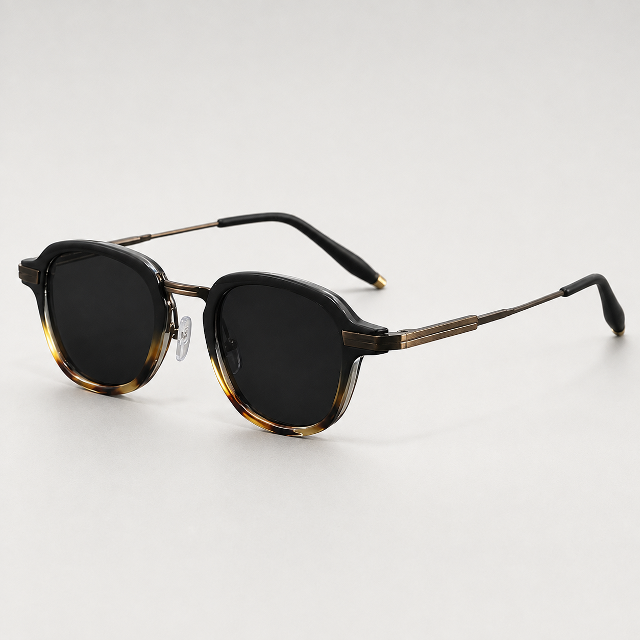 Lucien Round-Frame Sunglasses