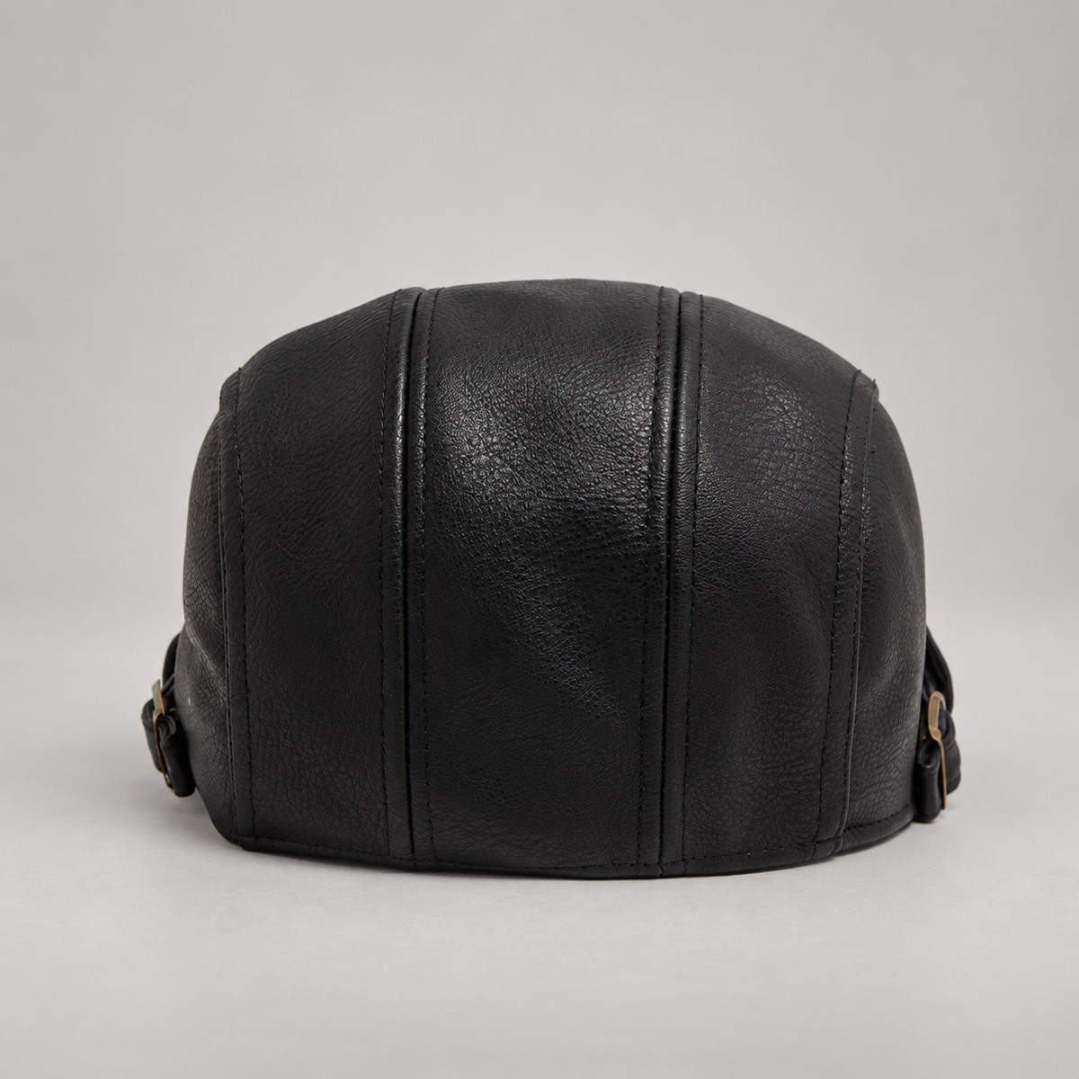 Lucien Men’s Leather-Look Flat Cap