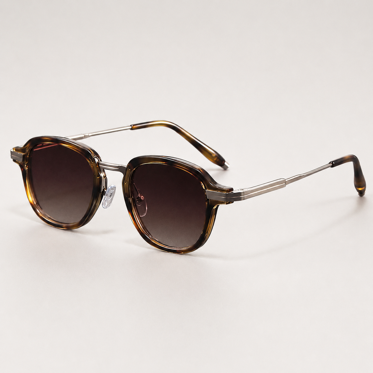 Lucien Round-Frame Sunglasses