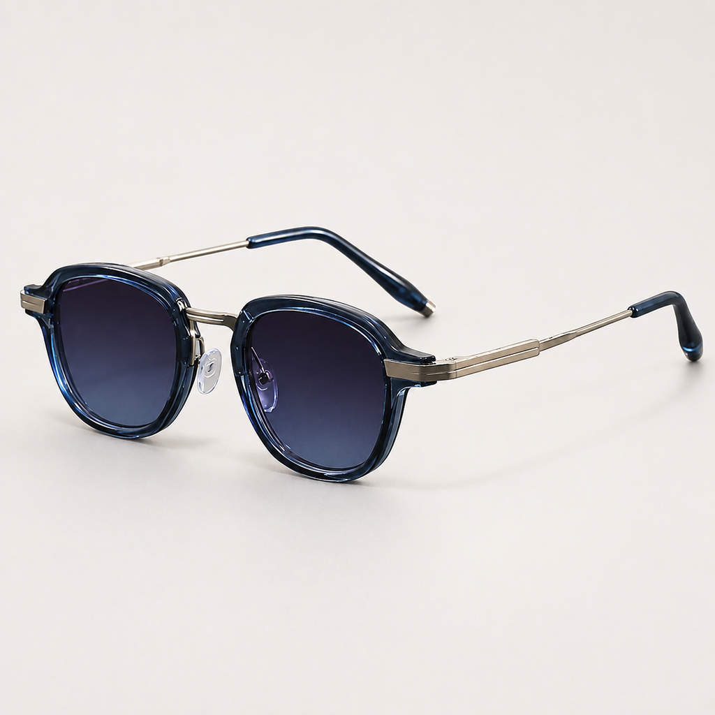 Lucien Round-Frame Sunglasses