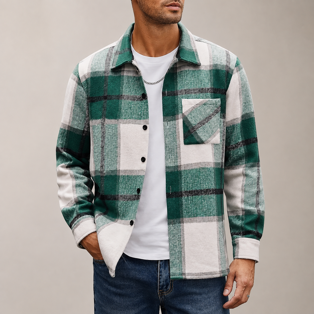 Maddox Button-Up Casual Long Sleeve Shirt