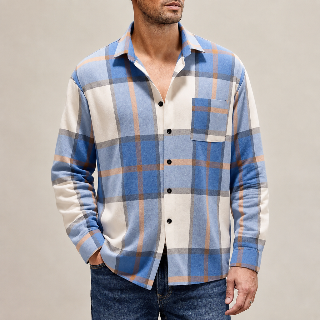 Maddox Button-Up Casual Long Sleeve Shirt