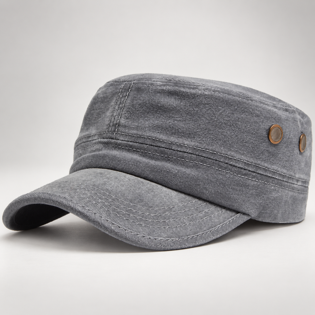 Maddox  Washed Military Cadet Cap