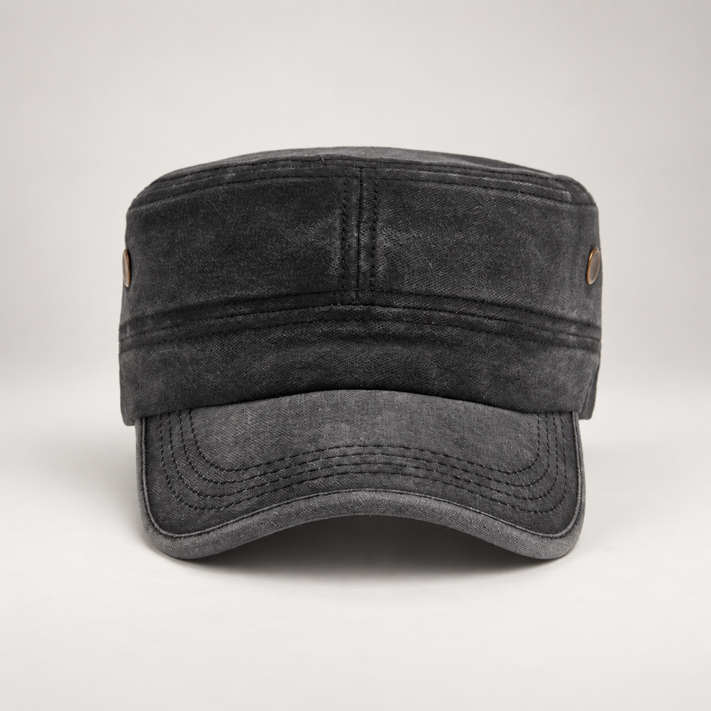 Maddox  Washed Military Cadet Cap