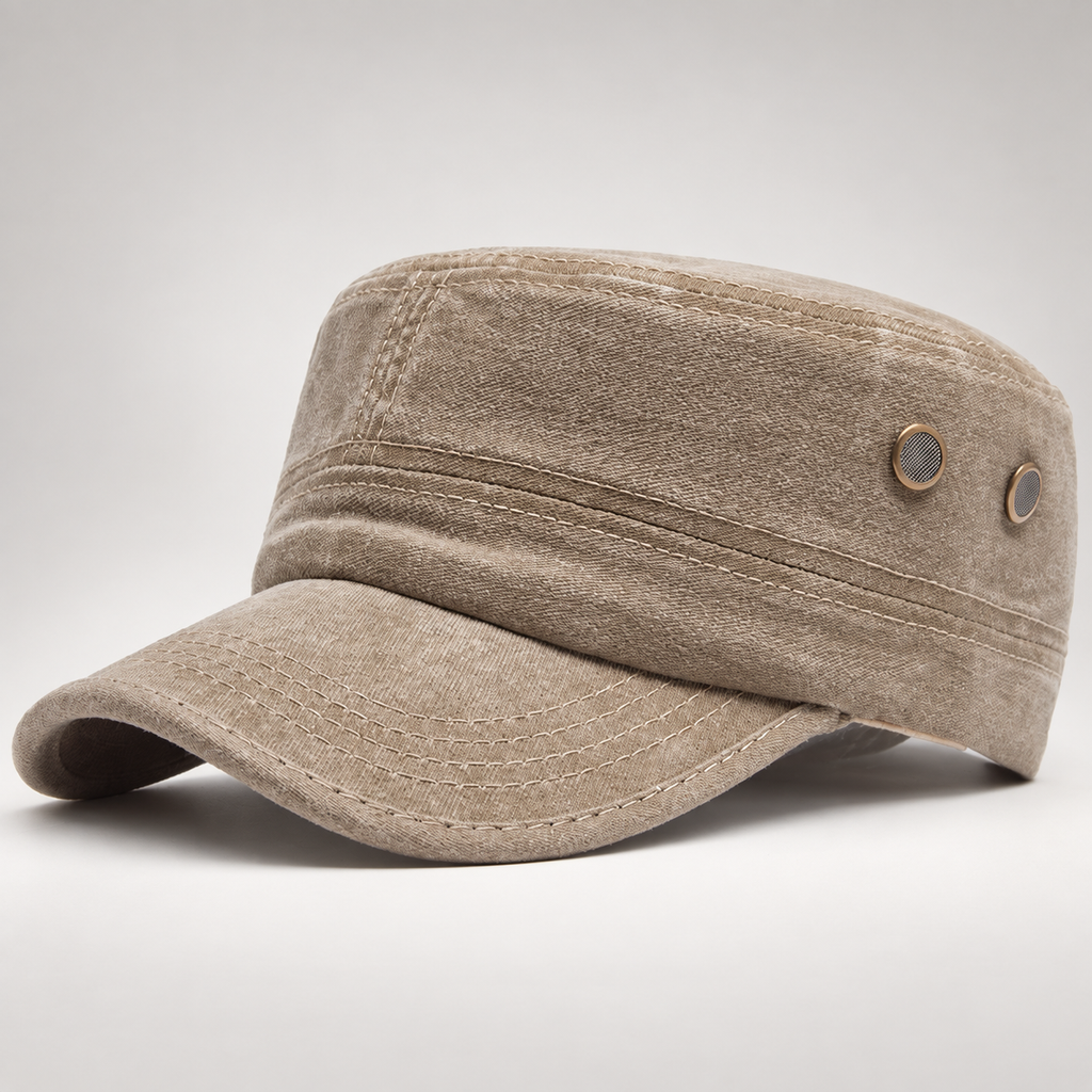 Maddox  Washed Military Cadet Cap