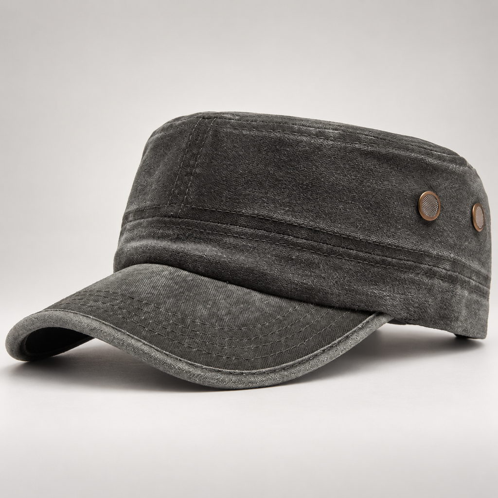 Maddox  Washed Military Cadet Cap