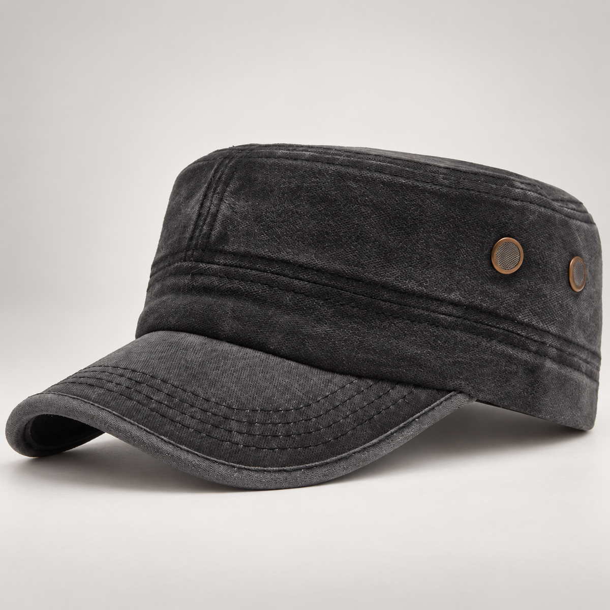 Maddox  Washed Military Cadet Cap