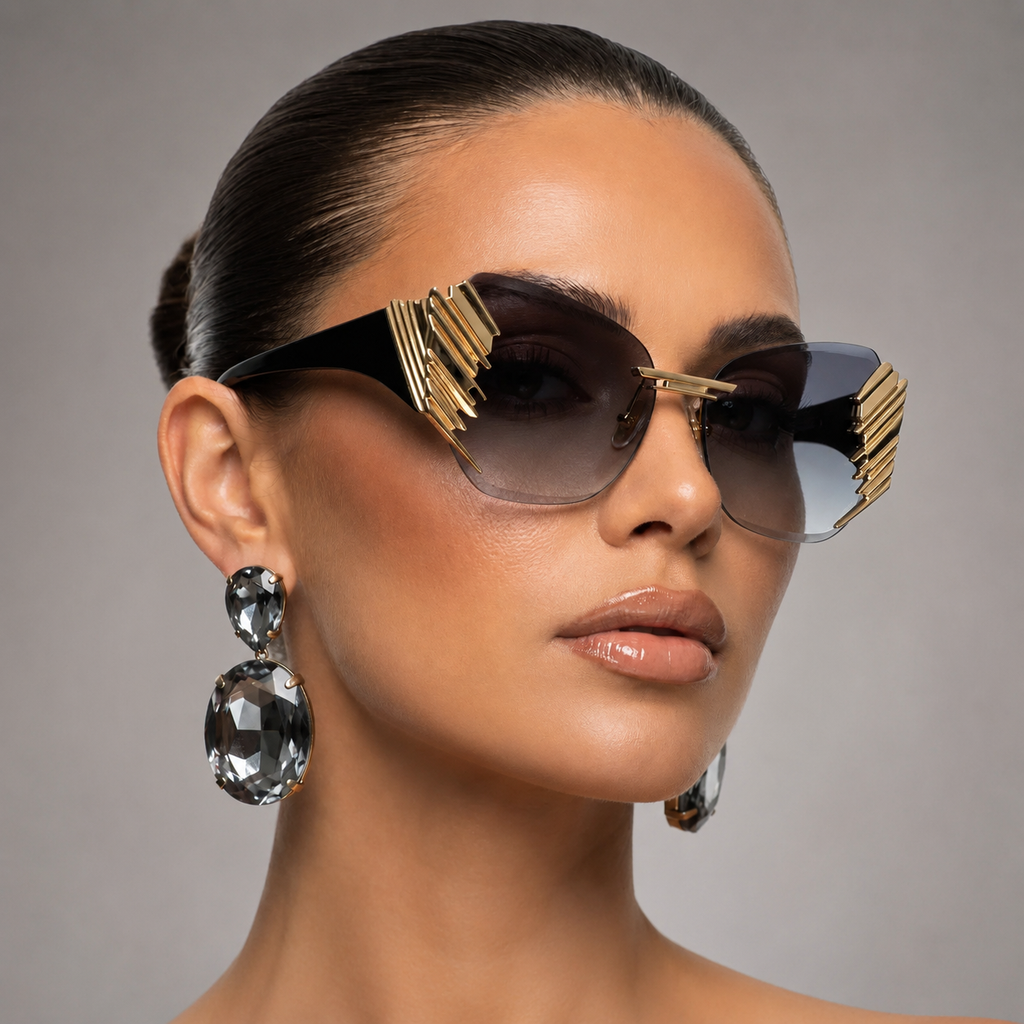 Madeline Women’s Rimless Gradient Sunglasses
