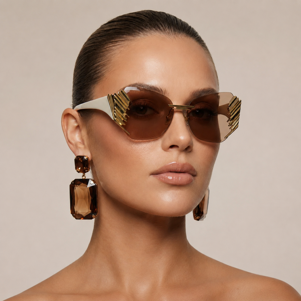 Madeline Women’s Rimless Gradient Sunglasses