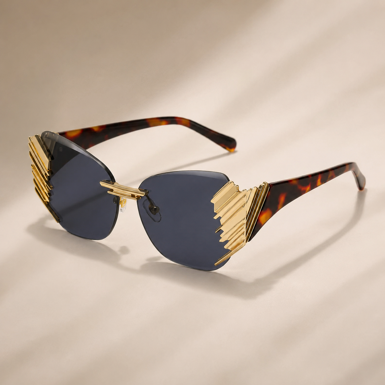 Madeline Women’s Rimless Gradient Sunglasses