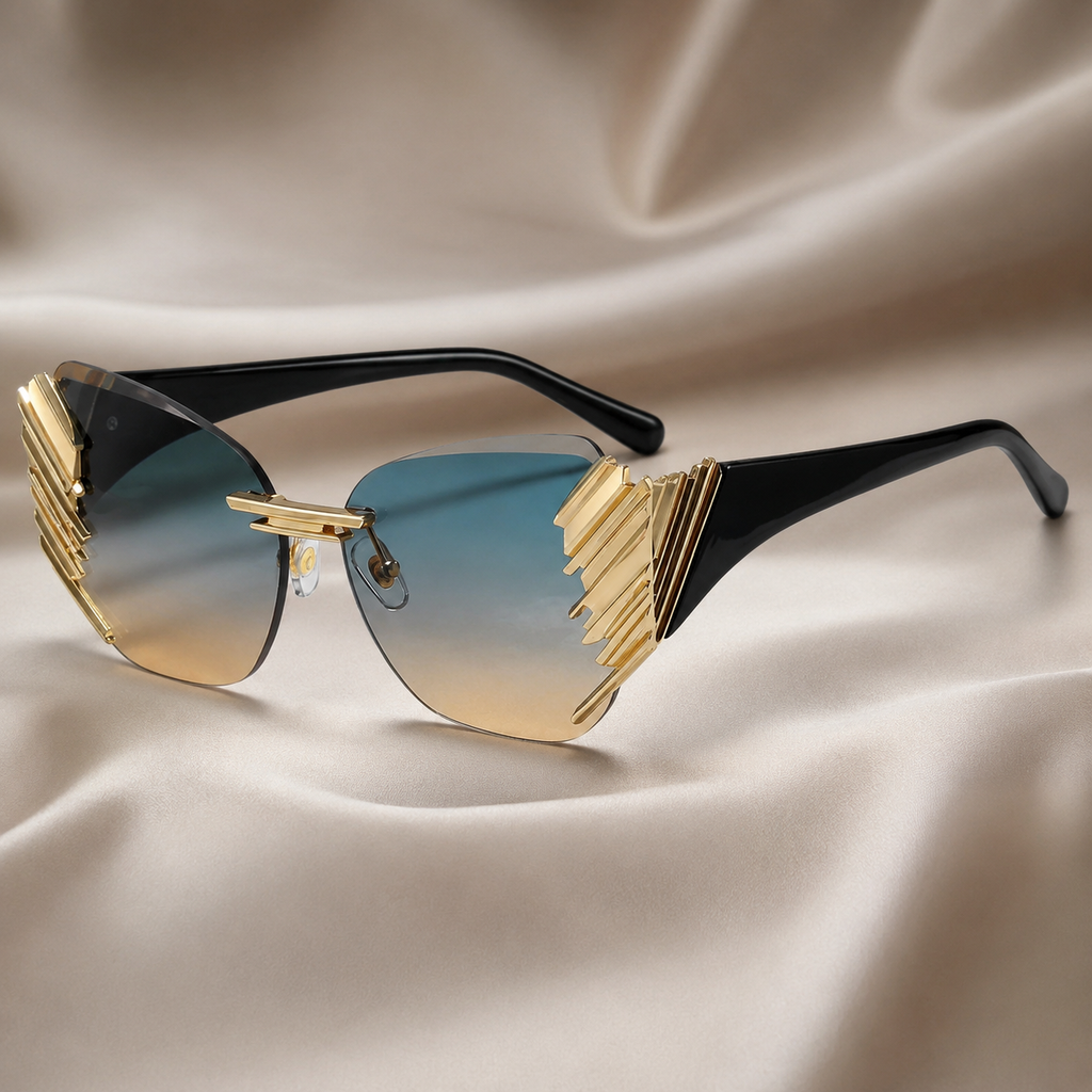 Madeline Women’s Rimless Gradient Sunglasses