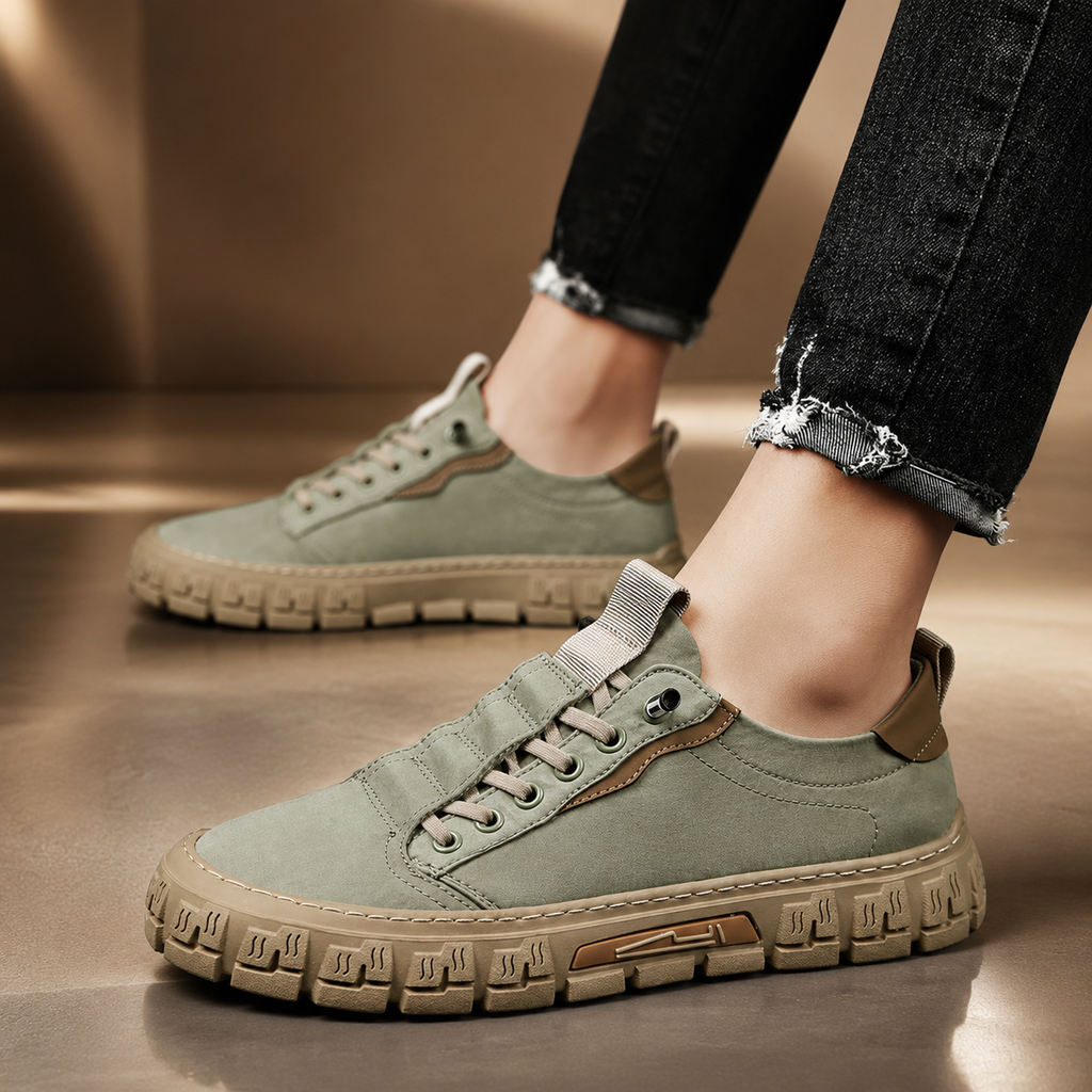 Marc Canvas Lace-Up Sneakers