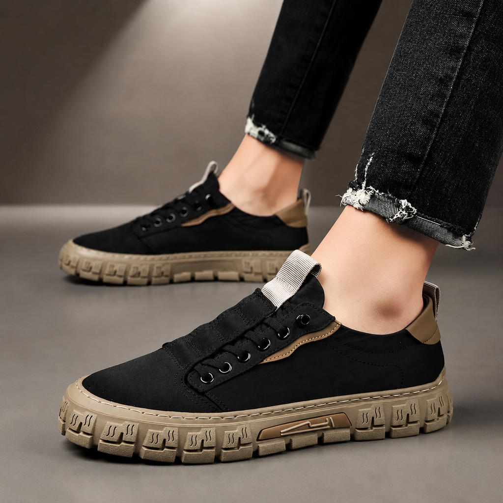 Marc Canvas Lace-Up Sneakers
