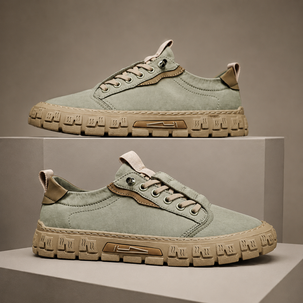 Marc Canvas Lace-Up Sneakers