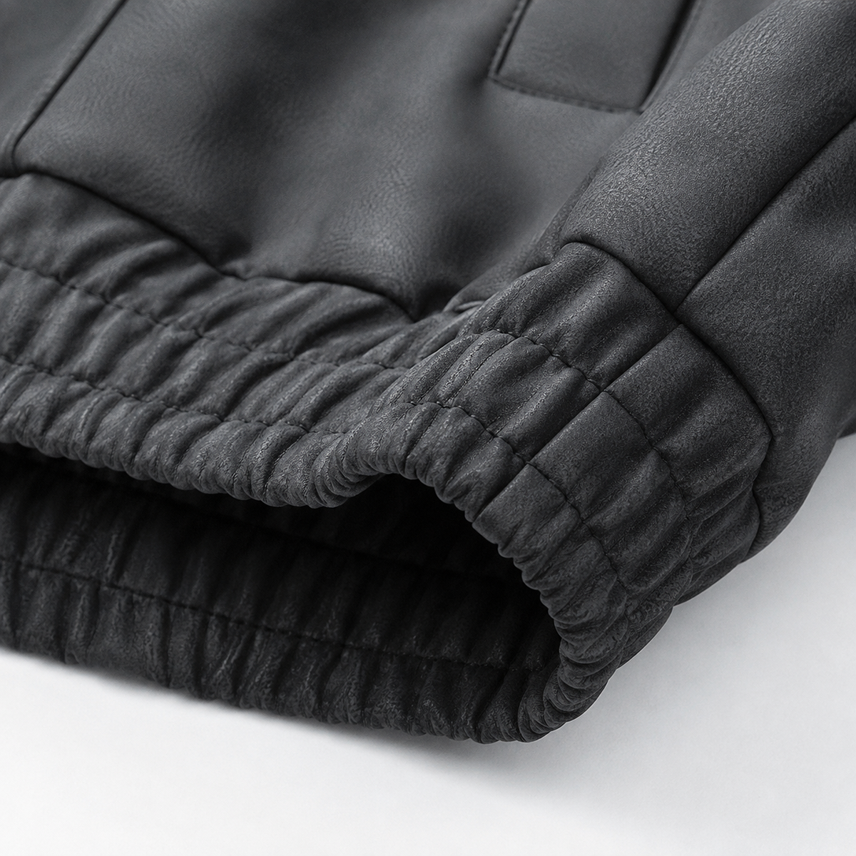 Marcello Men's Vegan Leather Bomber Jacket