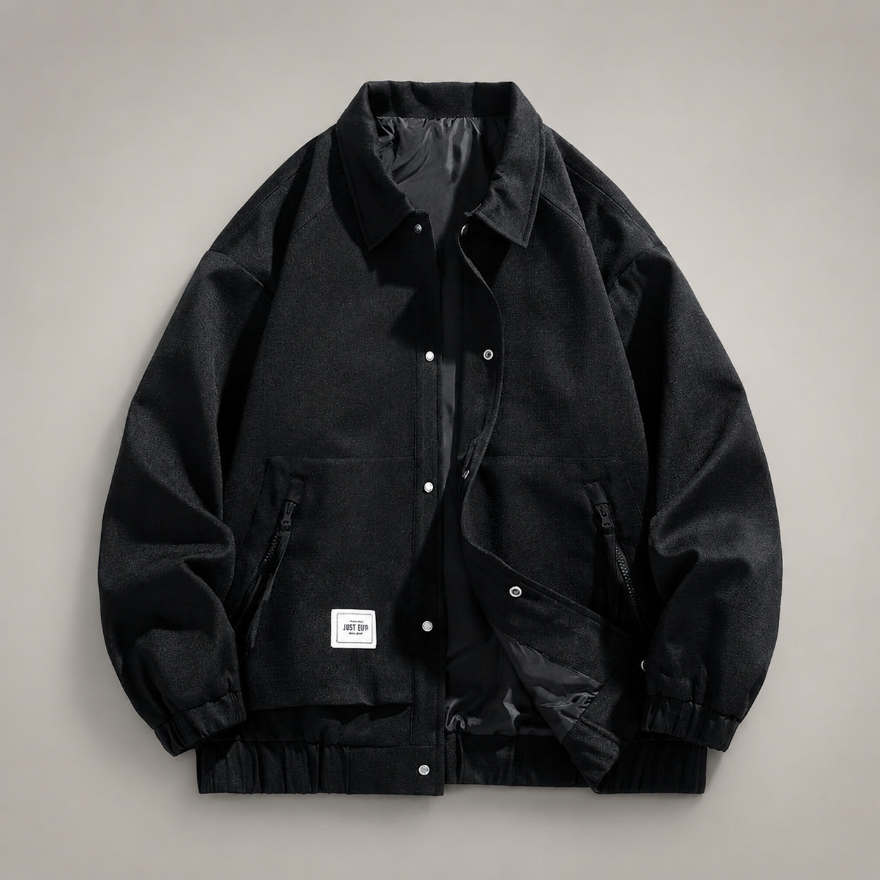 Marco Relaxed Fit Turn-Down Collar Jacket