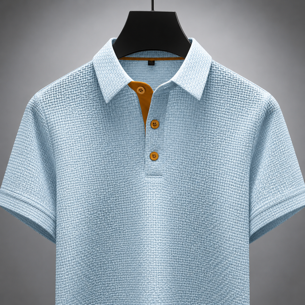 Marcus Textured Men’s Polo Shirt