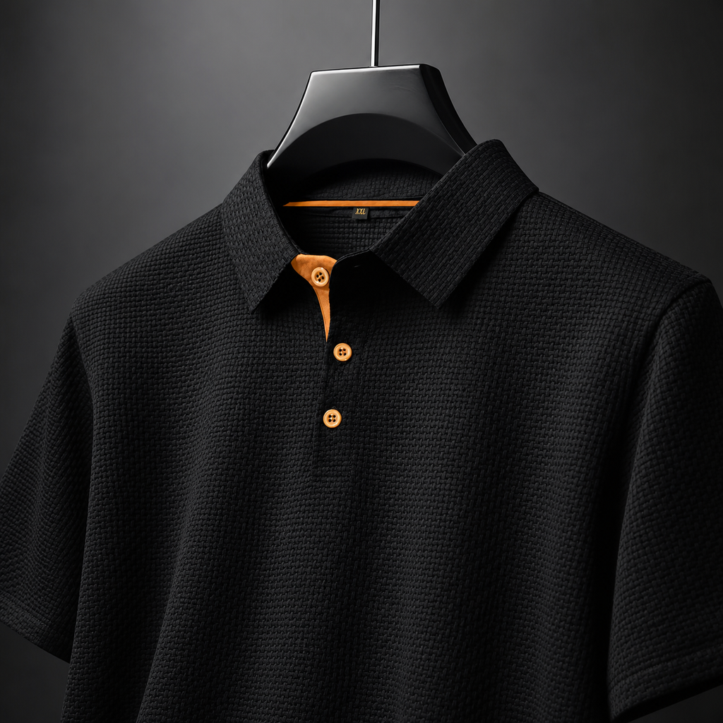 Marcus Textured Men’s Polo Shirt