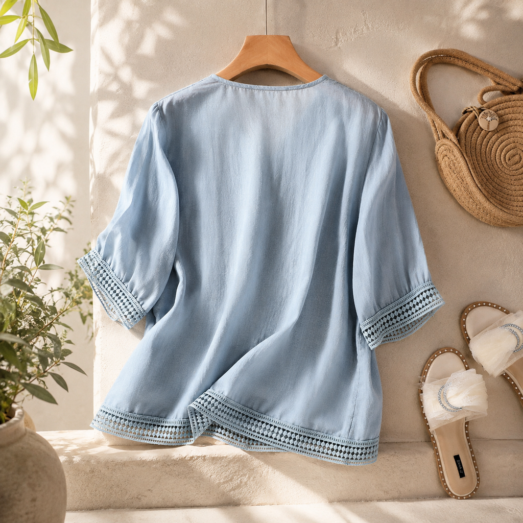 Marissa Button-Down Shirt with Long Sleeves
