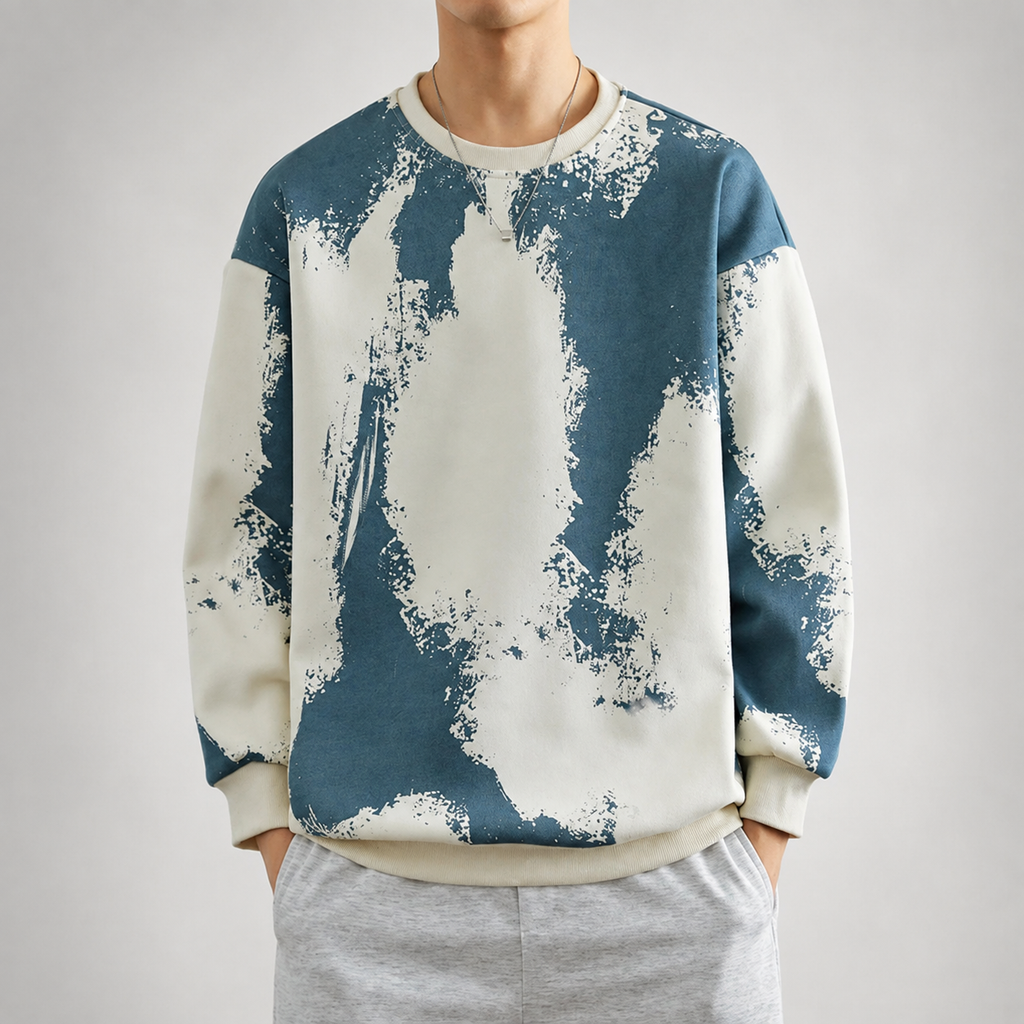 Mason Men's Abstract Crewneck Sweatshirt