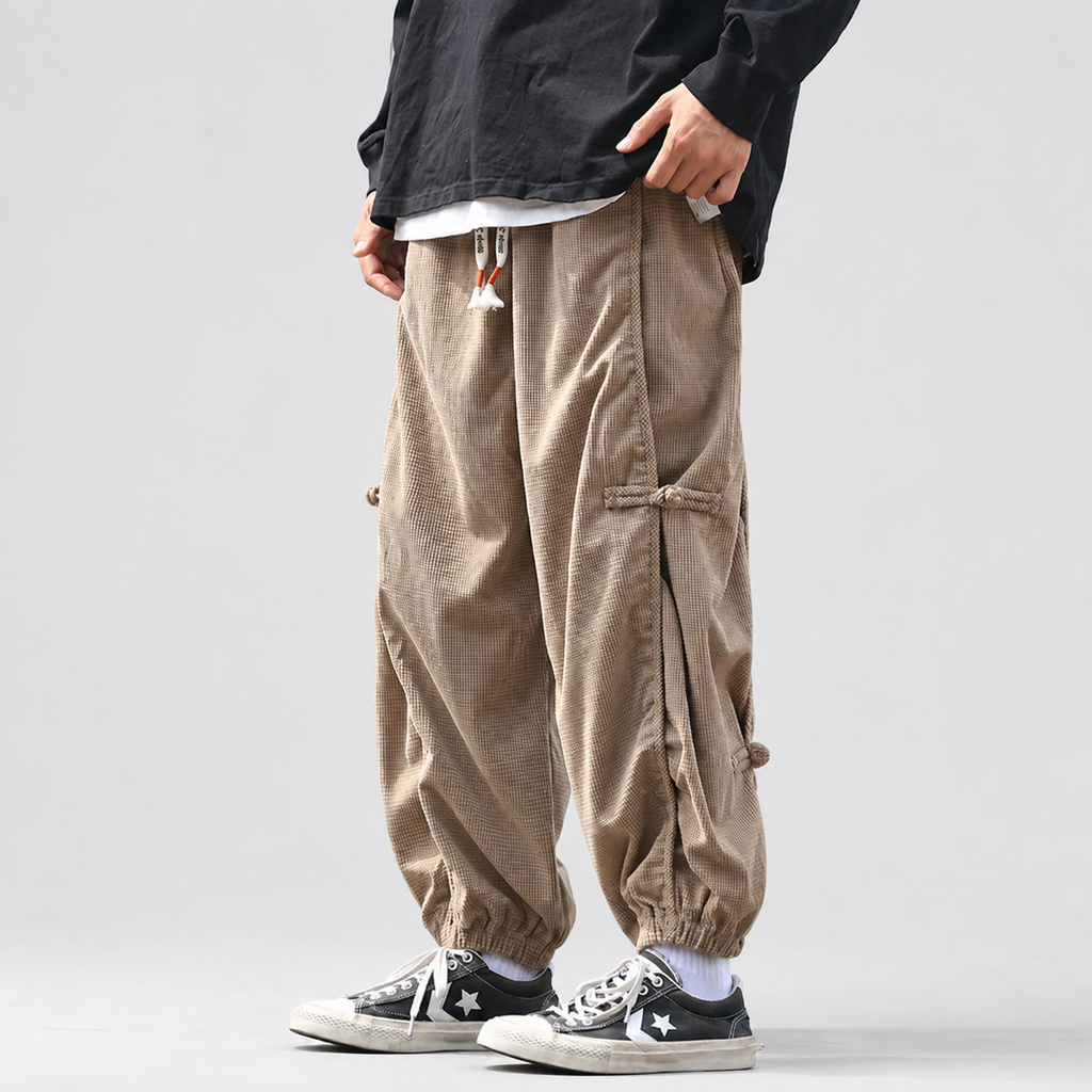 Matteo Men’s Textured Relaxed Jogger Pants