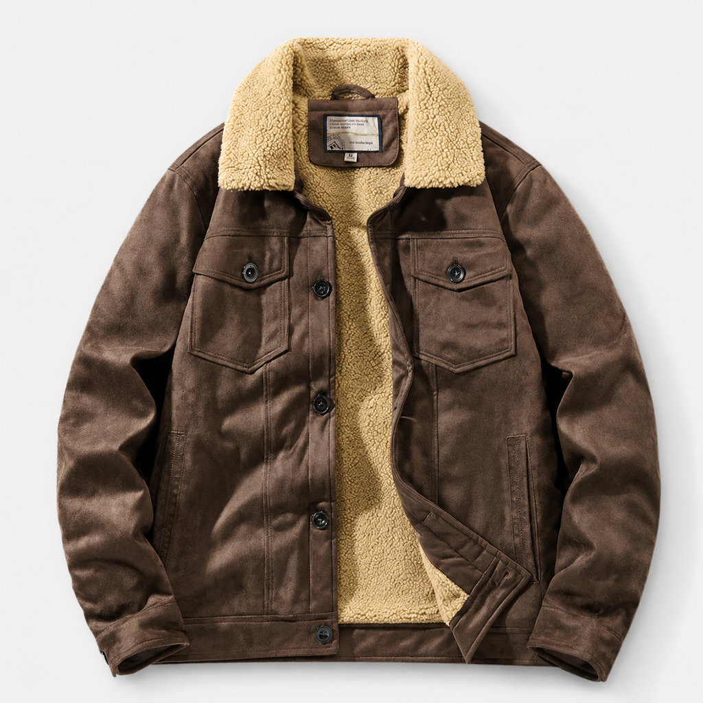 Matteo Men's Bomber Jacket – Ribbed Collar Multi-Pocket Zip Flight Jacket