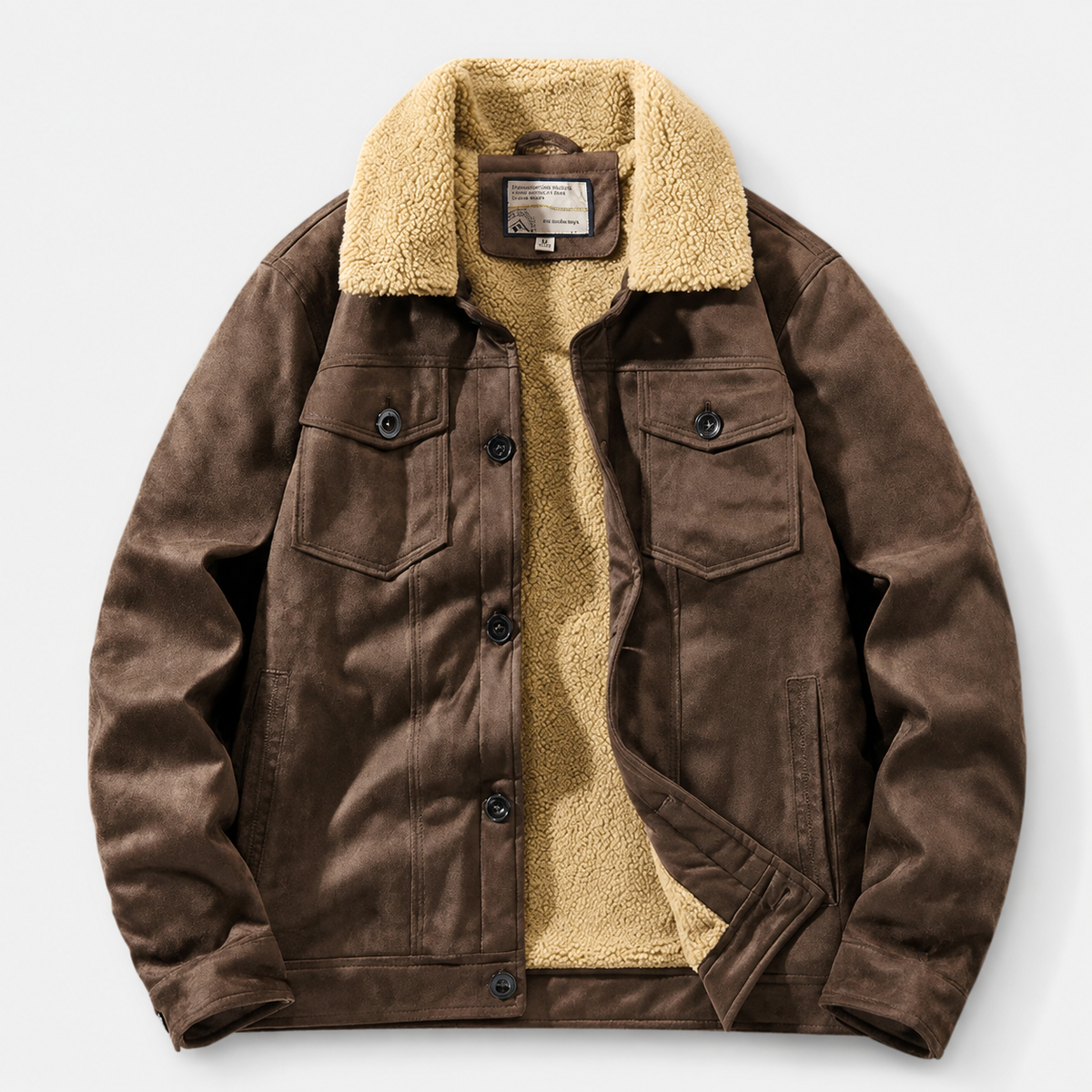 Matteo Men's Bomber Jacket – Ribbed Collar Multi-Pocket Zip Flight Jacket