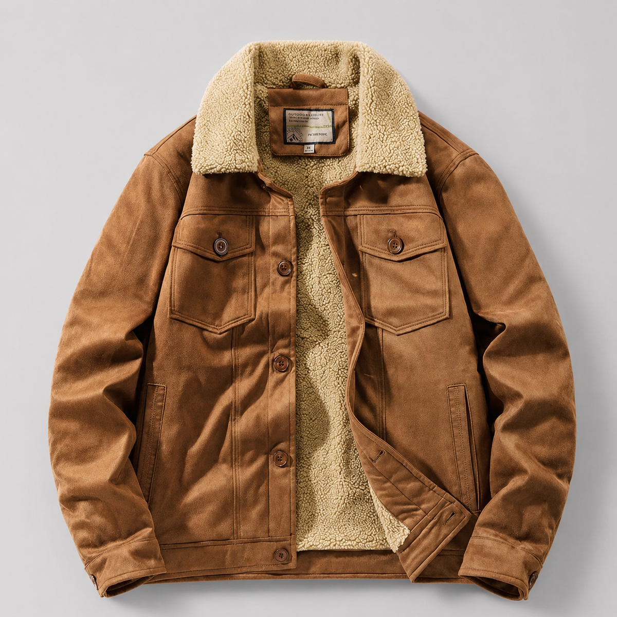 Matteo Men's Bomber Jacket – Ribbed Collar Multi-Pocket Zip Flight Jacket