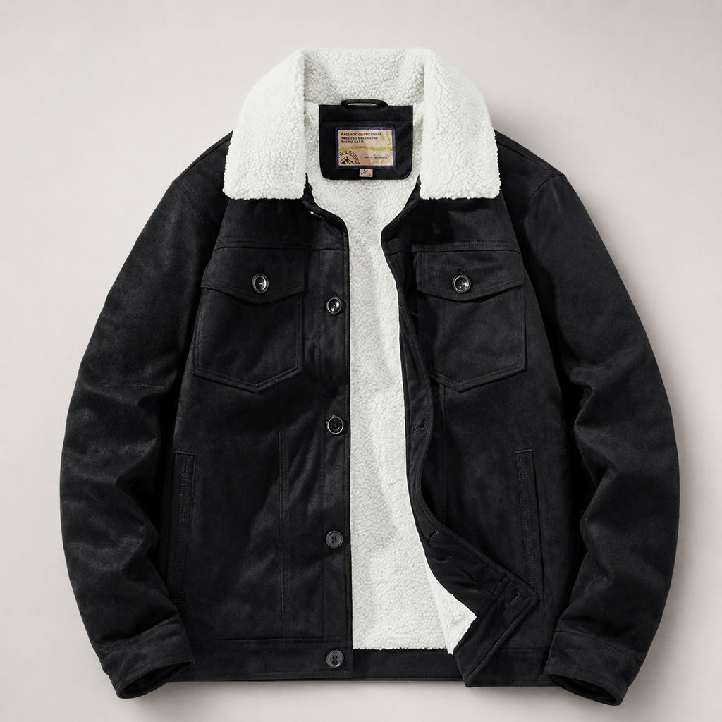 Matteo Men's Bomber Jacket – Ribbed Collar Multi-Pocket Zip Flight Jacket