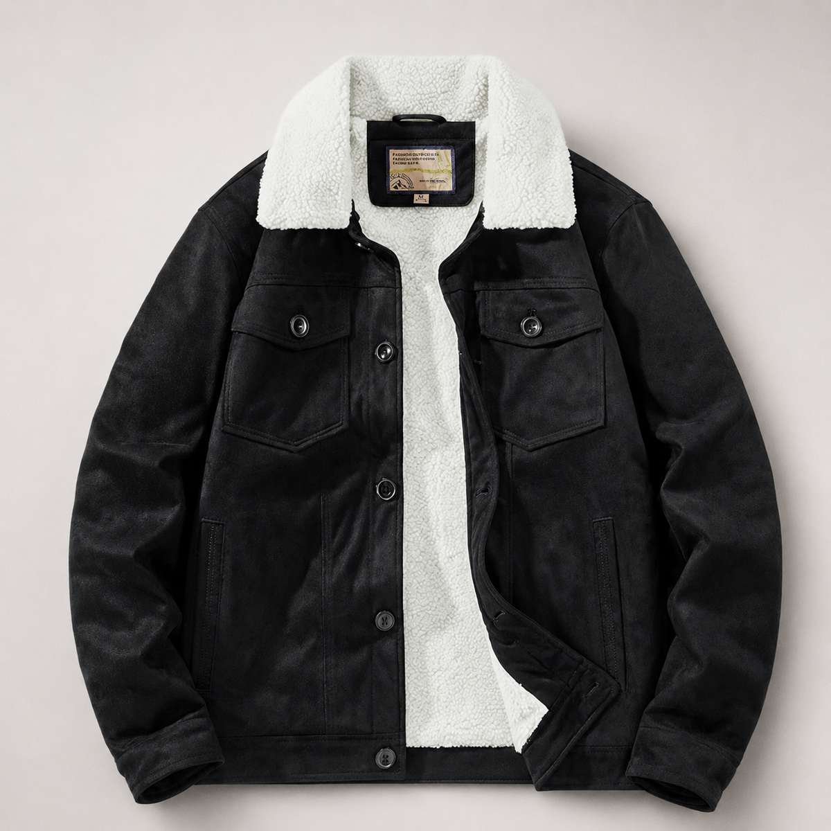 Matteo Men's Bomber Jacket – Ribbed Collar Multi-Pocket Zip Flight Jacket